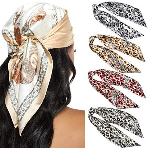 23.6 Inches Satin Head Scarves