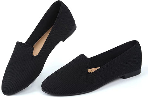 Samilor Loafers for Women Breathable Mesh Flats Shoes Women Slip On Round Toe Loafers for Women Comfortable Low Wedge Casual Shoes