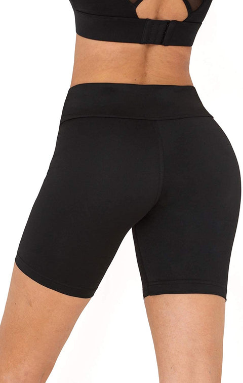 Yoga Shorts for Women High Waist Workout Shorts for Women Light Black