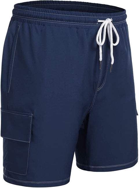 Men Swim Trunks Boardshorts Quick Dry Beach Bathing Suits Shorts Swimwear