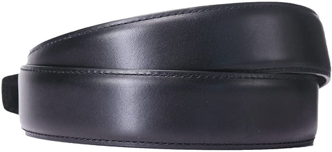 BLUESEAGULL Leather Belt for Men with Single Prong, Dress and Causal, Italian Full Grain Genuine Waist Leather, 1 3/8" Wide