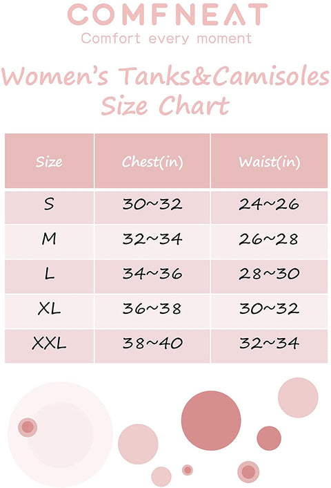 Women's Lace Tank Camisole Super Soft Slim-Fit Undershirt 3-Pack