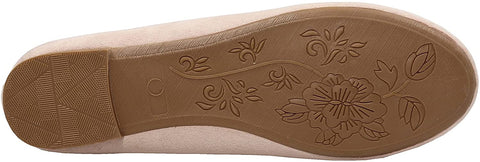 EETTARO Women's Classic Round Toe Ballet Flats Leather Low Heel Loafers Comfort Slip On Ballerina Flat Shoes