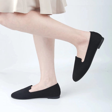 Samilor Loafers for Women Breathable Mesh Flats Shoes Women Slip On Round Toe Loafers for Women Comfortable Low Wedge Casual Shoes