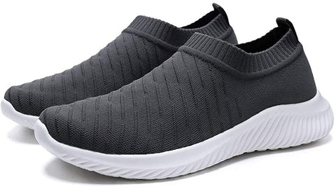 FUDYNMALC Men's Fashion Walking Sock Shoes Lightweight Breathable Mesh Tennis Sneakers Comfortable Knit Slip On Gym Running Shoes