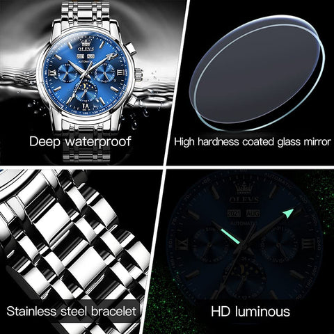 Automatic Watches for Men Birthday Gifts for Him Dad Husband Boyfriend Reloj para Hombre