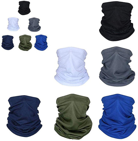 2 PCS Unisex Seamless Neck Gaiters Balaclava