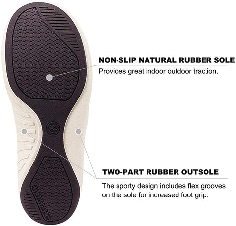 Flip Flops for Women with Arch Support - Memory Foam Flip Flop Thong Sandals Orthotic Sandal for Women with Non-Slip Rubber Sole and Metallic PU Leather Straps