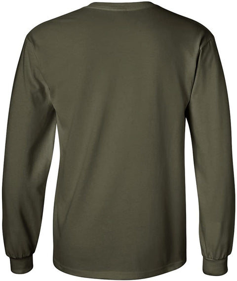 Gildan Big Men's Cotton Long Sleeve T-Shirt