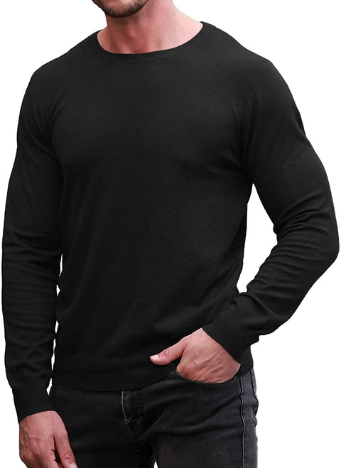 Men's Casual Slim Fit Basic Sweaters for men