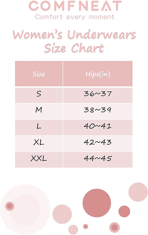 Women's 10-Pack Bikinis Cotton Panties Soft Stretchy Underwear