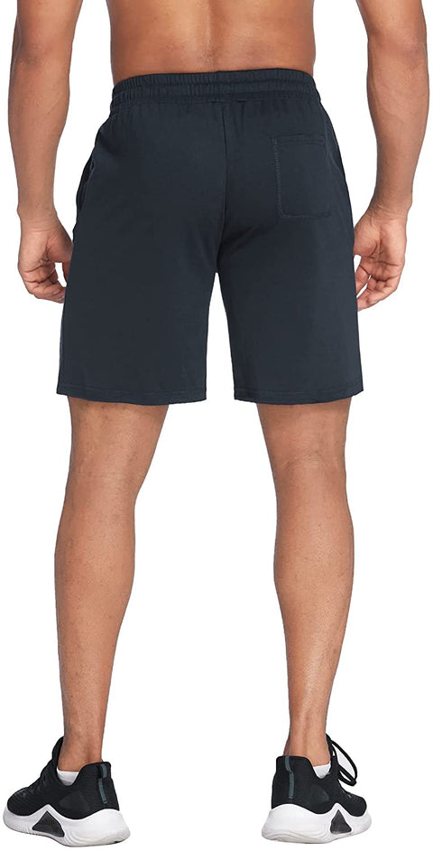 Mens Gym Shorts Fitted Workout Shorts Bodyduilding Jogger Shorts 2 Pack