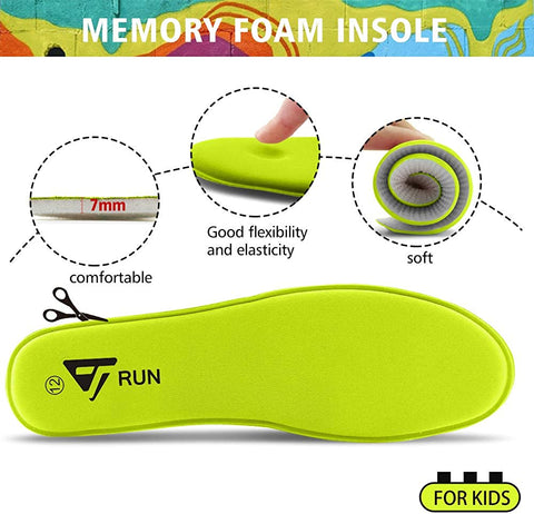Kids Lightweight Air Cushion Running Shoes Boys Girls Athletic Sneakers