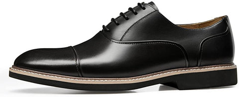 GIFENNSE Men's Casual Dress Shoes Leather Oxford Shoe