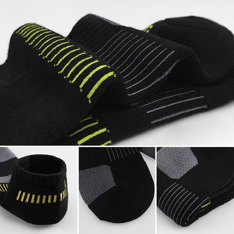 Men's Athletic Running Ankle Low Cut Socks (6 Pack)