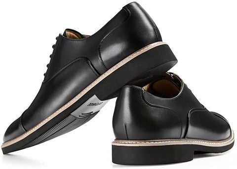 GIFENNSE Men's Casual Dress Shoes Leather Oxford Shoe