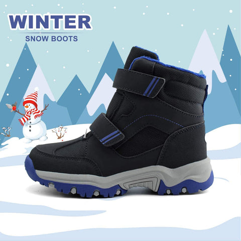 Kids Ankle Snow Boots Boys Girls Outdoor Warm Winter Shoes