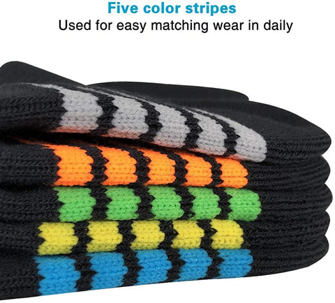 Men's Athletic Ankle Compression Running Socks (6 Pack)