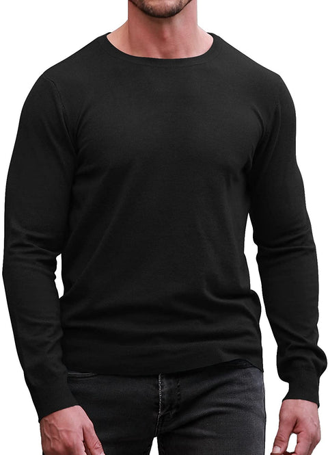 Men's Casual Slim Fit Basic Sweaters for men