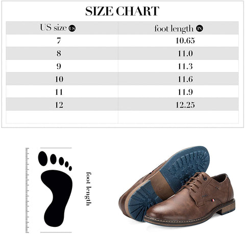 mysoft Men's Oxford Dress Shoes Formal Classic Lace Up Shoes