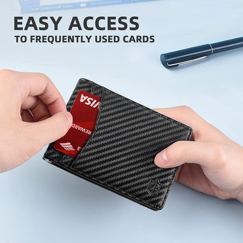 Zitahli Slim Wallets for Men RFID Money Clip Wallet Men's Front Pocket Minimalist Wallet