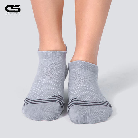 CelerSport 6 Pack Men's Ankle Running Socks Low Cut Athletic Sports Socks