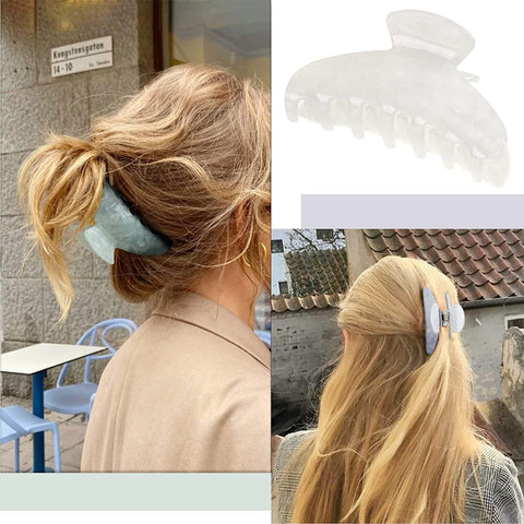4Pcs Medium Hair Claw Clips for Long Hair