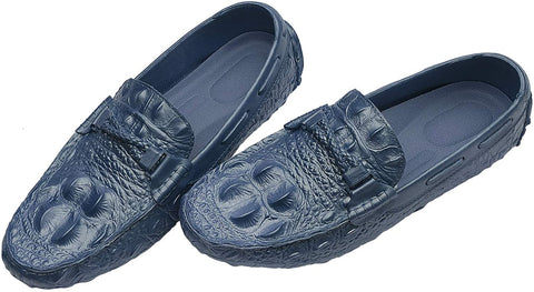 TIAMOU Boat Shoe Men Loafer Relaxed-Fit Slip-On Loafer Summer Breathable Comfort Walking Casual Shoes for Male Business Work Office Outdoor
