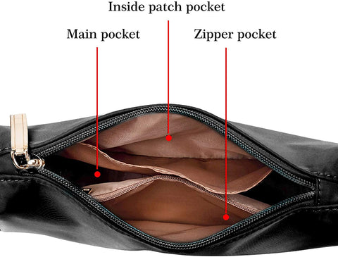 Yooumoga Designer Fashion Shoulder Bag for Women Small Lightweight Handbags Ladies Oxford Shoulder Purses with Zipper Closure
