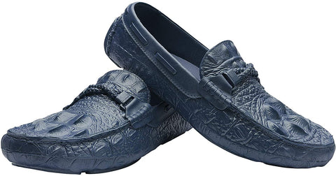 TIAMOU Boat Shoe Men Loafer Relaxed-Fit Slip-On Loafer Summer Breathable Comfort Walking Casual Shoes for Male Business Work Office Outdoor