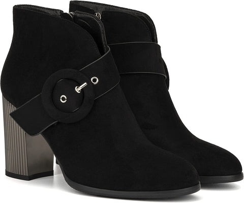Torgeis Women’s Nora Fashion Supple faux leather, Pull-on Lug Boots, Round Toe, Rubber Outsole