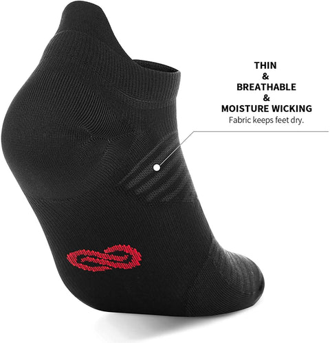 Running Ankle Socks Low Cut(6 Pairs) for Men & Women