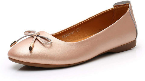 VenusCelia Women's Bowknot Ballet Dance Flat Shoe