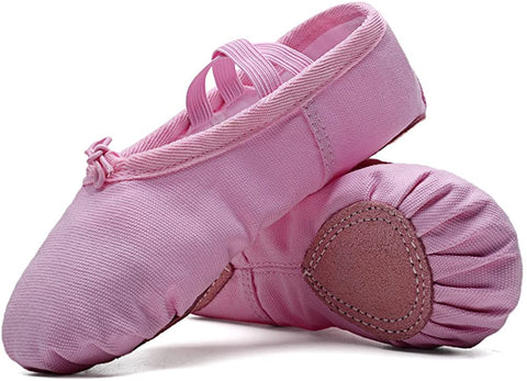 konhill Girls Ballet Slipper Shoes - Ballerina Shoes Yoga Dance Shoes Flats (Toddler/Little Kid/Big Kid/Women/Boy)