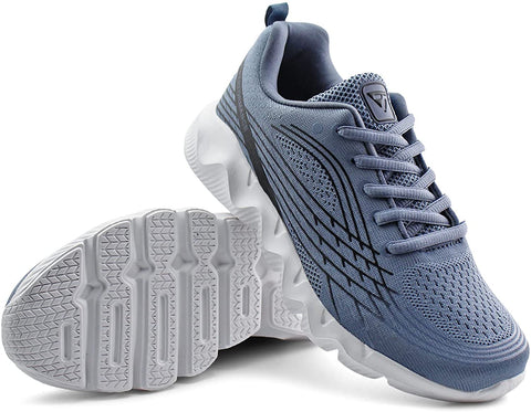 Women Breathable Knit Running Sneakers Casual Tennis Shoes Lightweight Sport Shoes