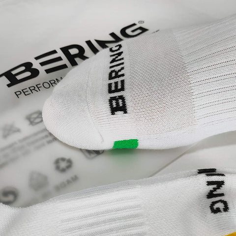 BERING Men's Athletic Cushion Quarter Ankle Socks for Running, Workout, Sport (6 Pack)