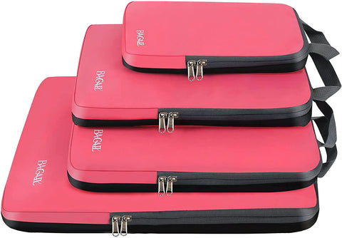 Bagail 4 Set Compression Packing Cubes+Digital Luggage Scale