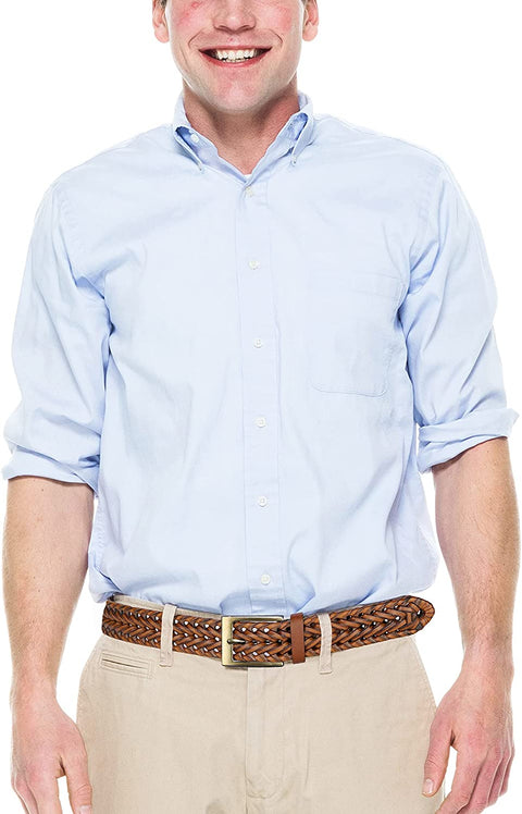 Mens Belt,Lavemi Leather Woven Braided Belts for Men Casual Jeans Dress Golf,Gift Boxed