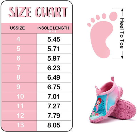mysoft Kids Beach Water Shoes Non-Slip Quick Dry Barefoot Swim Shoes Aqua Socks for Boys and Girls Toddler Little Big Kid