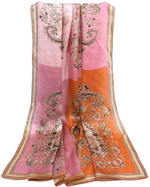 100% Pure Mulberry Silk Scarf