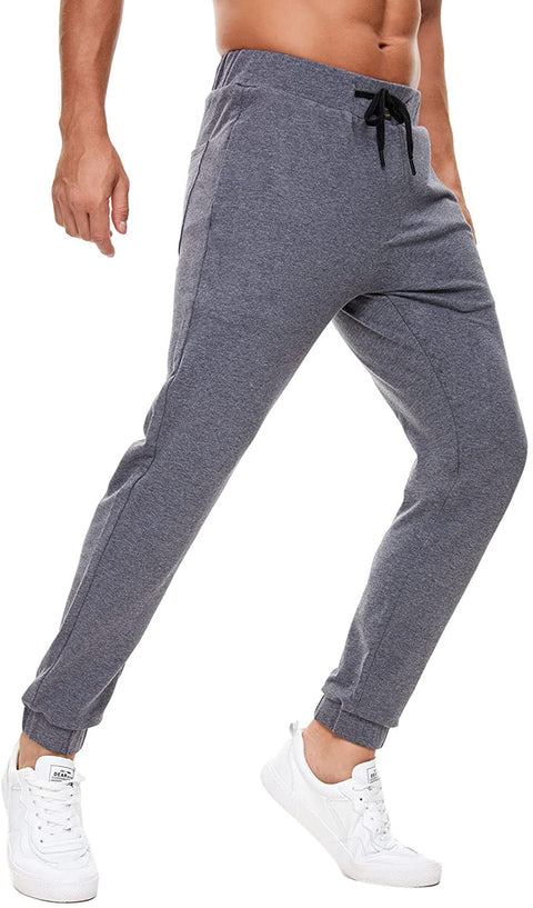 Men's Sweatpants with Pockets Joggers Sweatpants Slim Fit