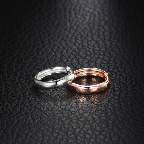 925 Silver Hoop Earrings for Women Girls