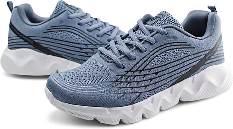 Women Breathable Knit Running Sneakers Casual Tennis Shoes Lightweight Sport Shoes
