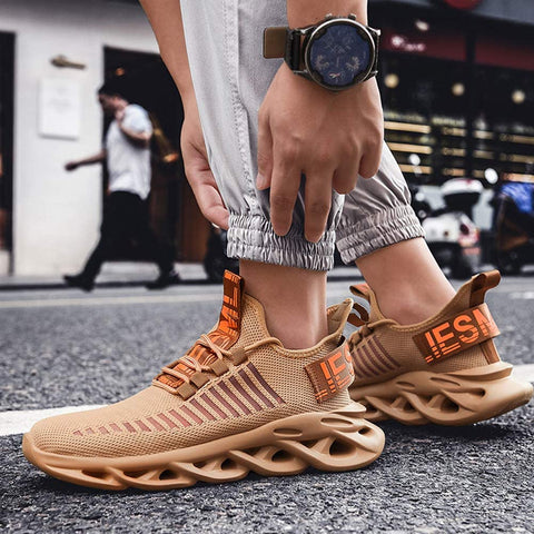 Mens Running Shoes Blade Sneakers Mesh Breathable Lightweight Tennis Walking Gym Shoes for Men