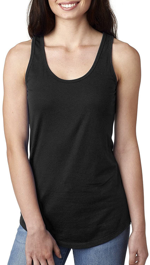Next Level Apparel Women's Ideal Racerback Tank - XX-Large - Black
