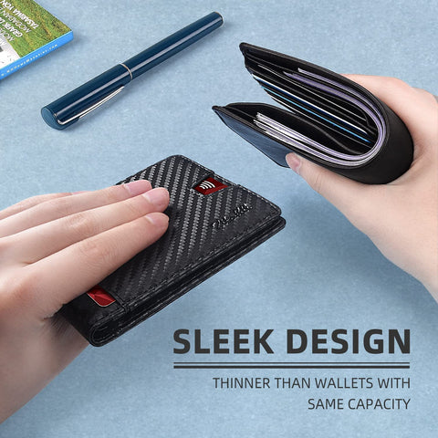 Zitahli Slim RFID Blocking Wallet for Men