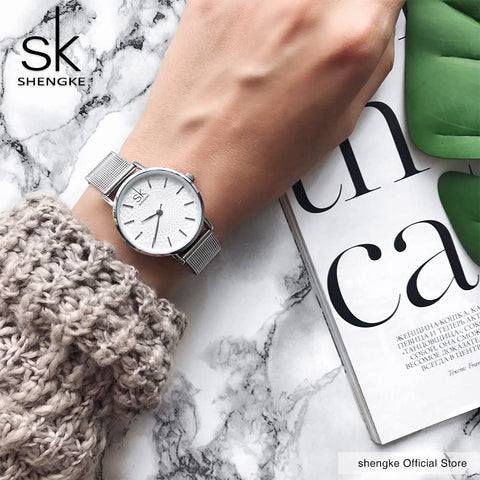 Simplicity Stylish Mesh Band Women Watch