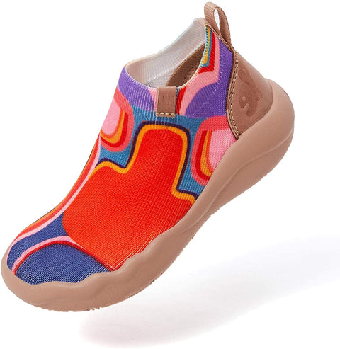 UIN Kid's Walking Shoes High Top Knitted Boots Casual Lightweight Comfort Fashion Sneaker Zesty Planet