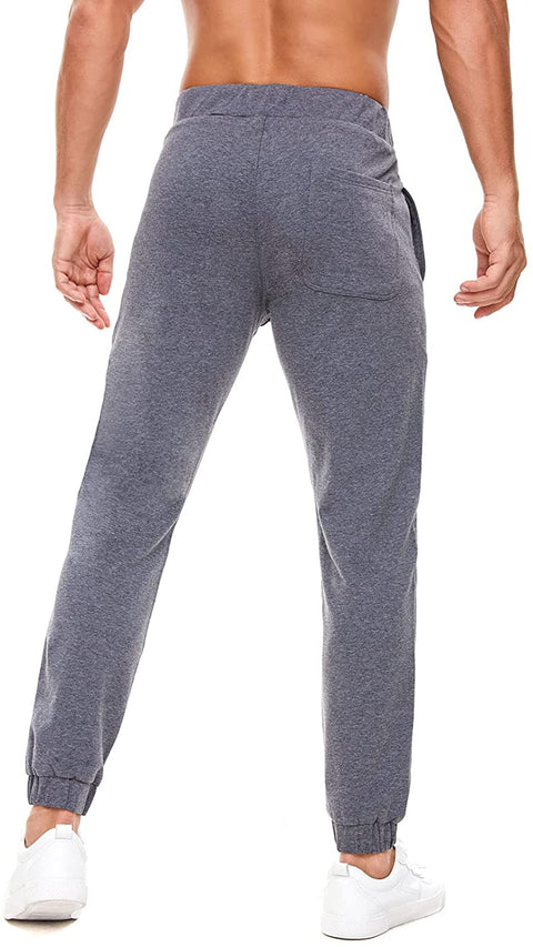 Men's Sweatpants with Pockets Joggers Sweatpants Slim Fit