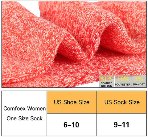 Womens Ankle Socks Cotton 6 Pairs Athletic Running Cushioned Socks With Tab